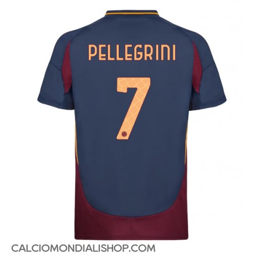 Maglie da calcio AS Roma Lorenzo Pellegrini #7 Terza Maglia 2024-25 Manica Corta